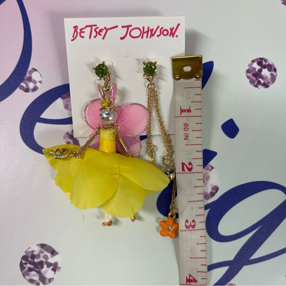 💋NWT AUTH BJ BUNNY EARRINGS - Picture 9 of 10